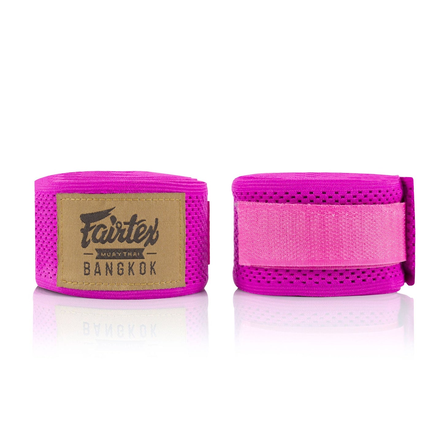 Fairtex Muay Thai Boxing Elastic Mesh Handwraps Pink