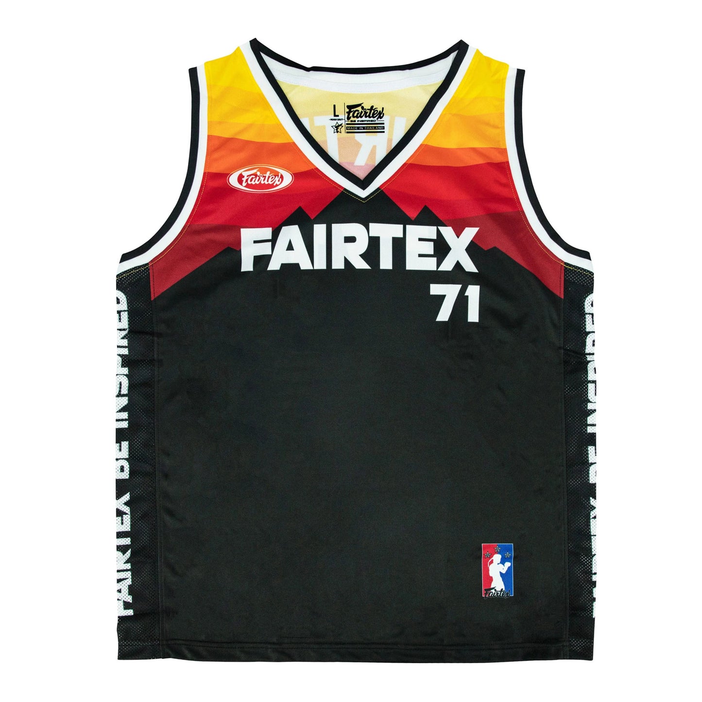 JS26 Fairtex Basketball Jersey Black-Orange