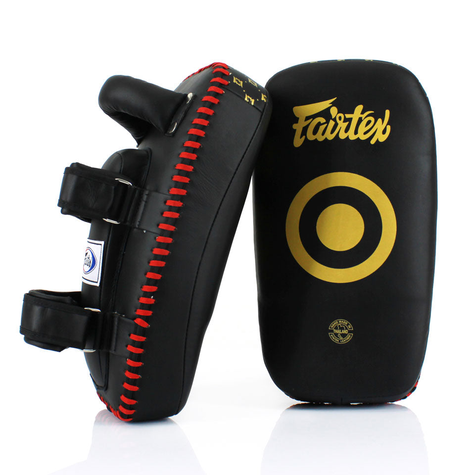 KPLC5 Fairtex Black Light Weight Thai Kick Pads