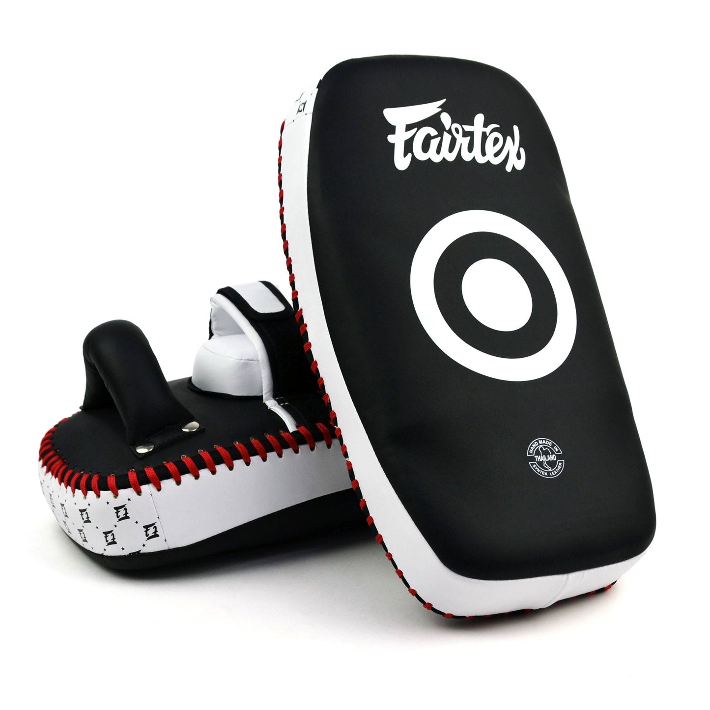 Fairtex Microfibre Thai Kick Pads Black-White
