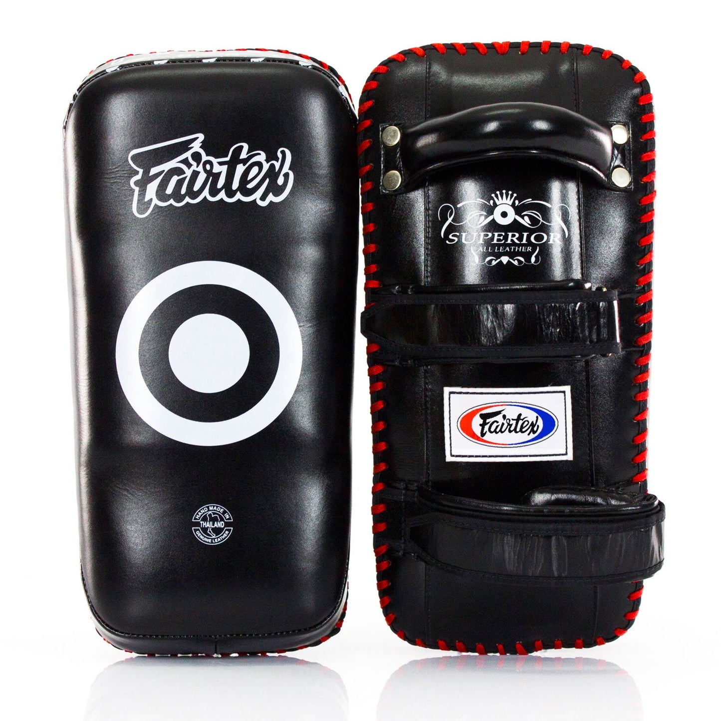 Fairtex Muay Thai Boxing Superior Leather Thai Kick Pads