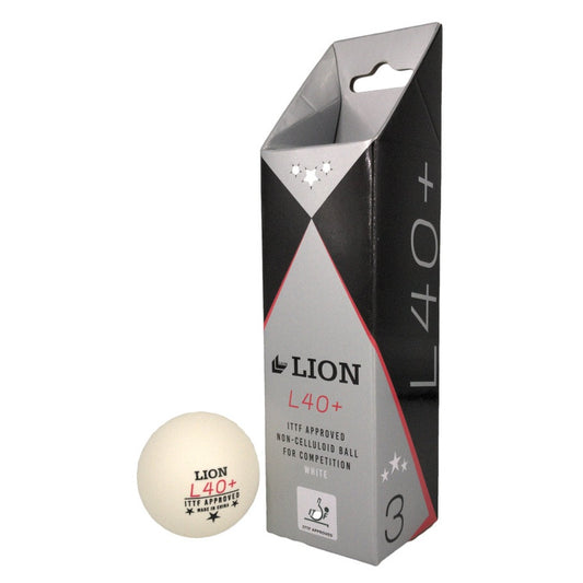Table Tennis Balls Lion 3* Ittf Approved (3 Ball Pack)