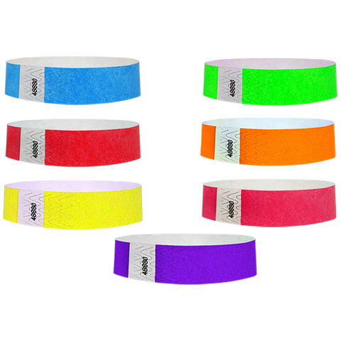 25mm Tyvek Wristbands (Pack of 1000)