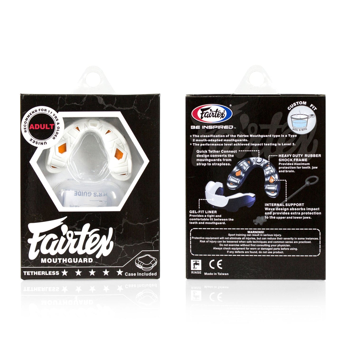 Fairtex Muay Thai Boxing Gel Mouthguard White