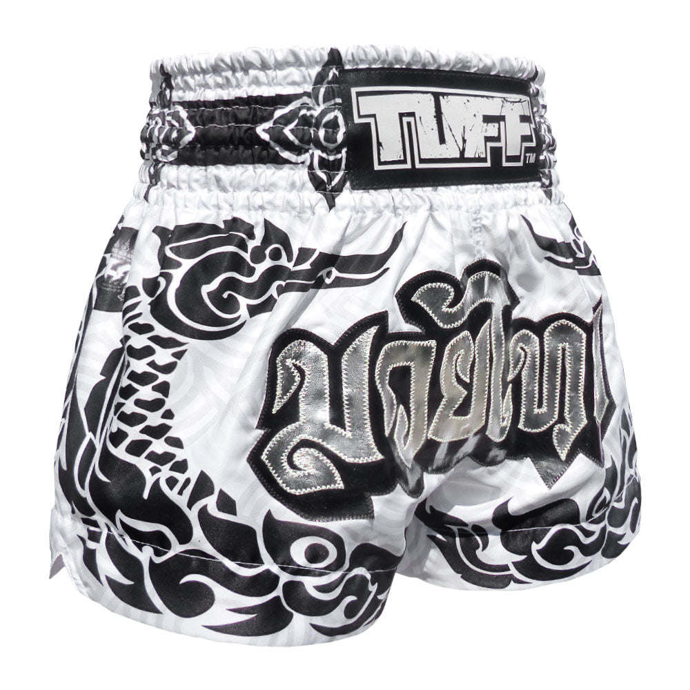 TUFF Muay Thai Shorts The Great Hongsa White