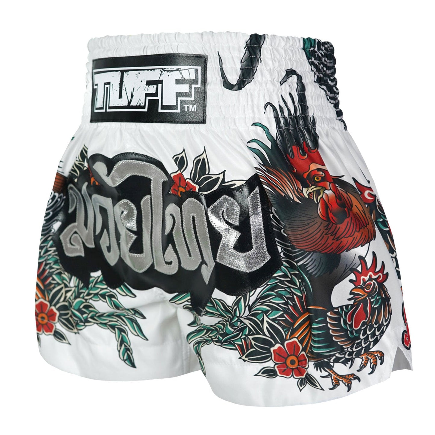 TUFF Muay Thai Shorts Origin of Thai Rooster