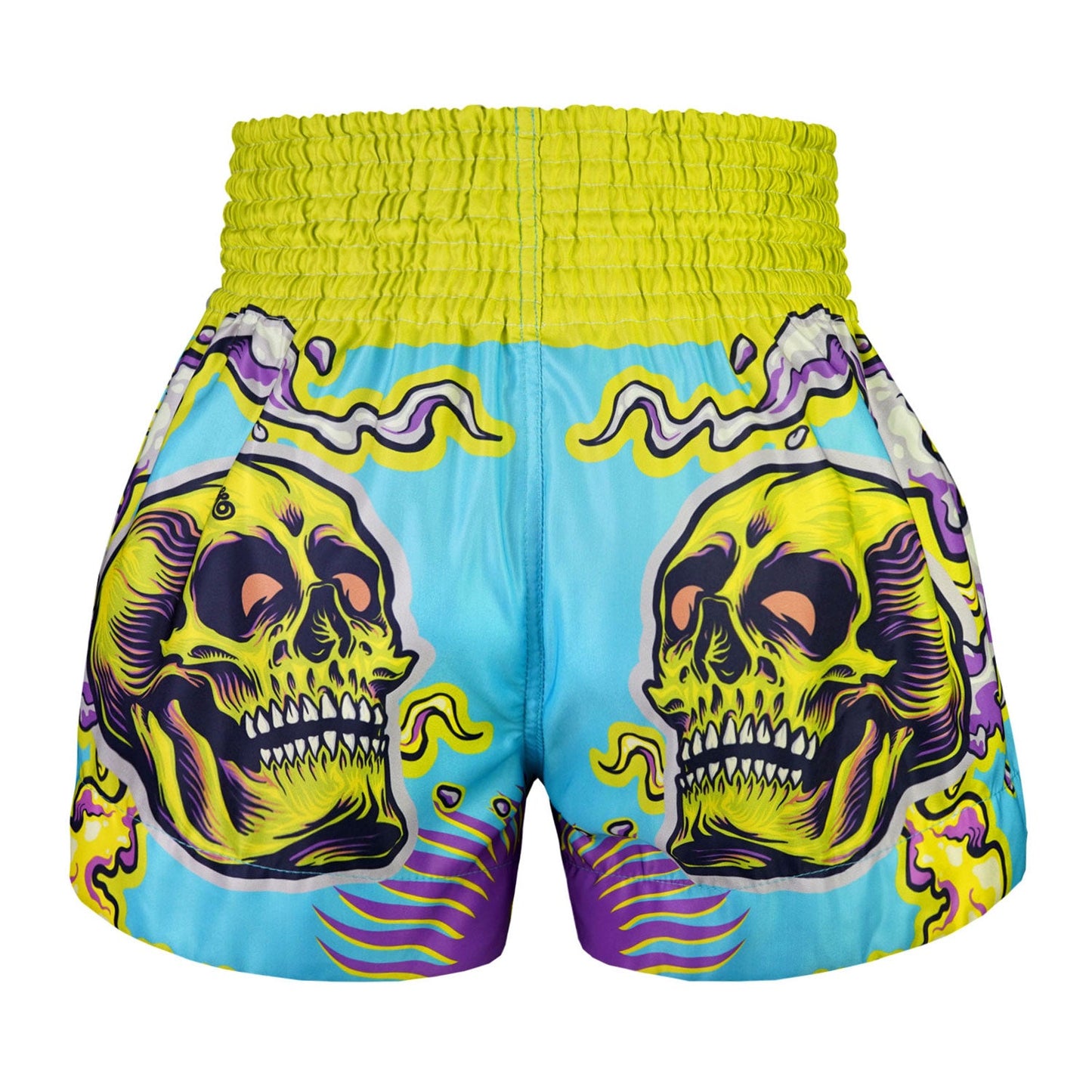 TUFF Muay Thai Shorts Trippy Skull