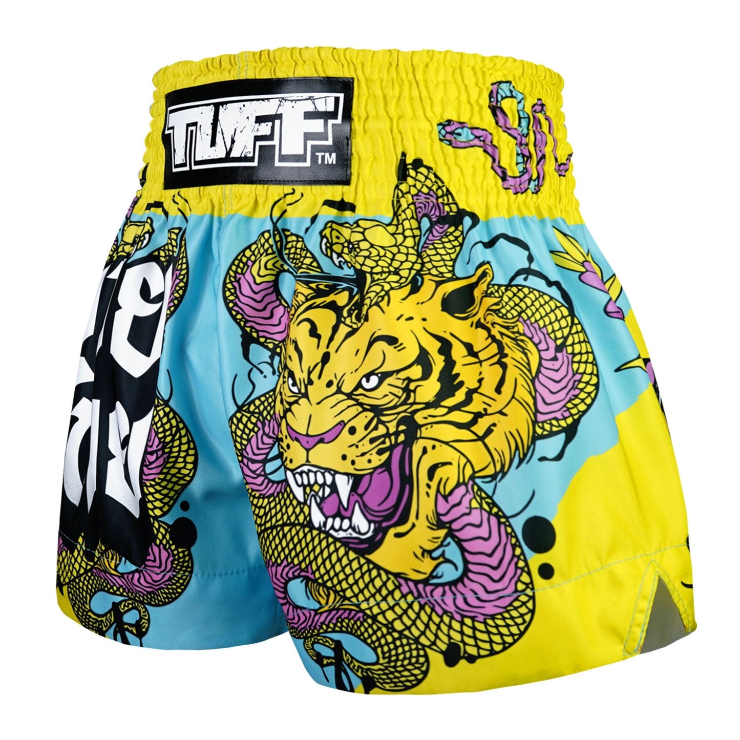 TUFF Muay Thai Shorts Tiger and Python