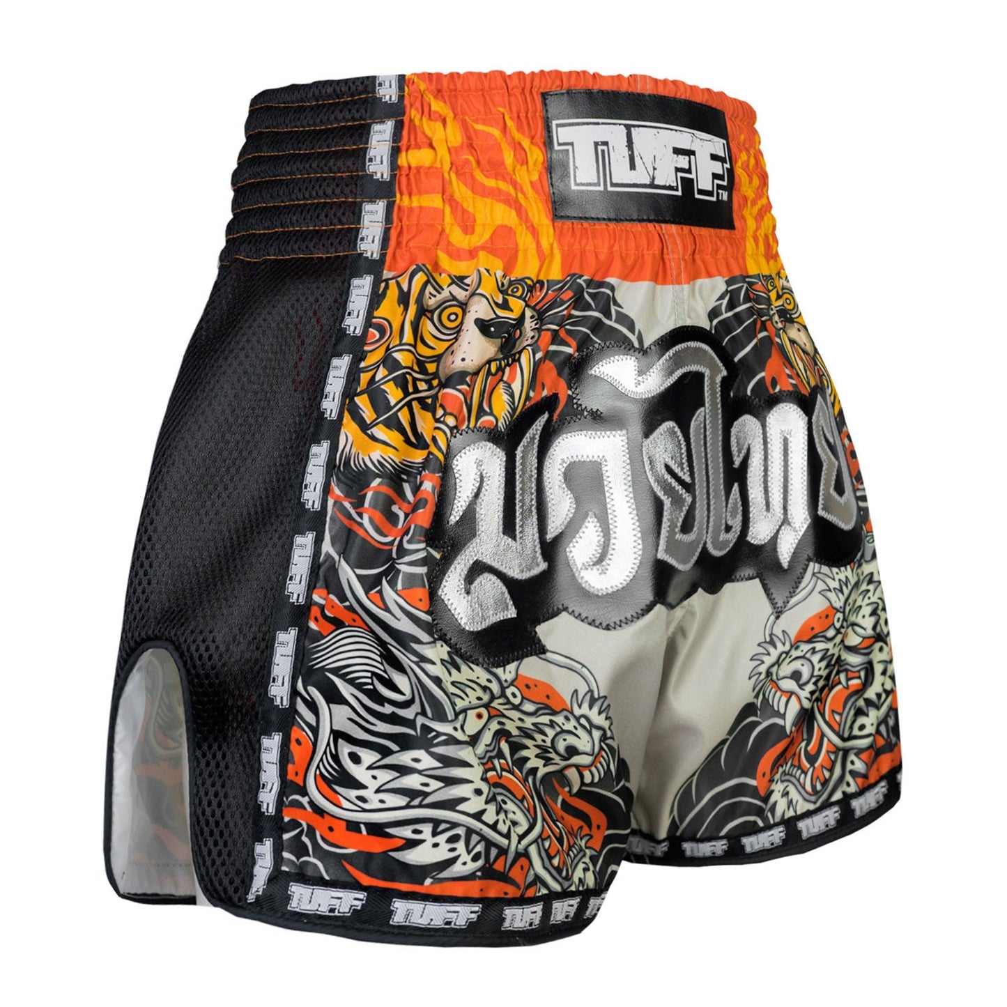 TUFF Muay Thai Boxing Shorts Retro Style The Japanese Yin-Yang