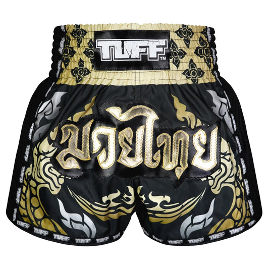 TUFF Muay Thai Boxing Shorts Retro Style The King Of Naga