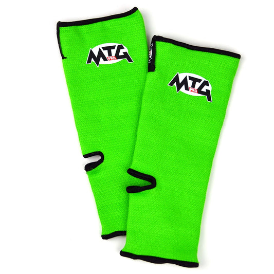 MTG Pro Muay Thai Boxing Ankle Supports Green-Black