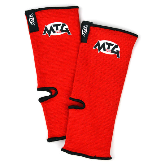 MTG Pro Muay Thai Boxing Ankle Supports Red-Black