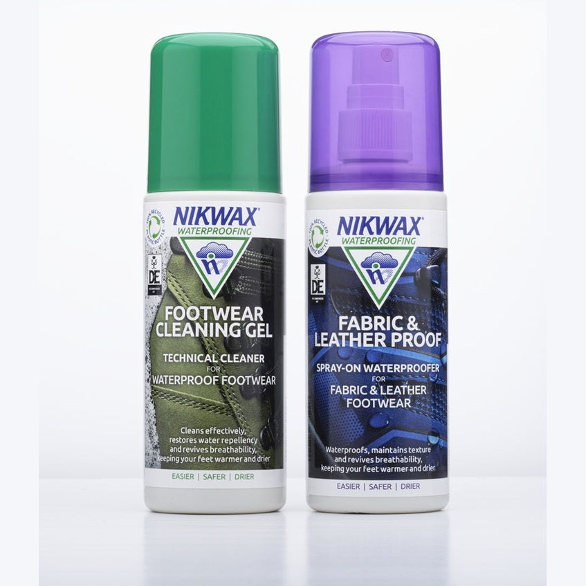 Nikwax Fabric And Leather Footwear Care Kit