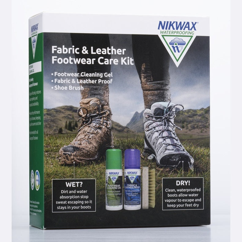 Nikwax Fabric And Leather Footwear Care Kit
