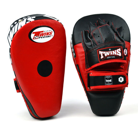 Twins Muay Thai Boxing Long Focus Mitts Red-Black