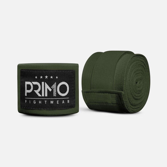 Primo Muay Thai Boxing 160 Series Hand Wraps - Army Green