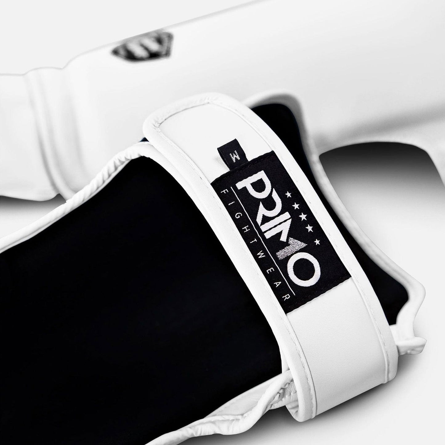 Primo Classic Muay Thai Boxing Shinguard - White