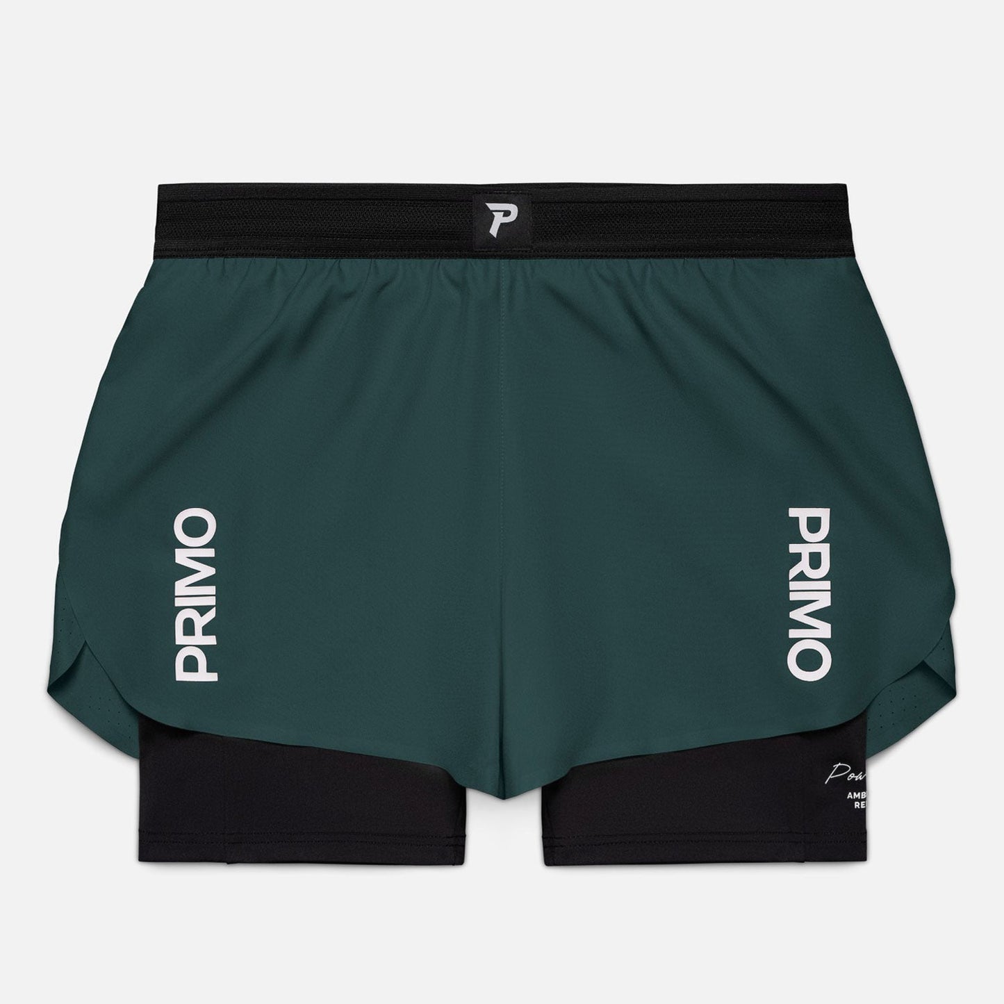 Primo Muay Thai E.S.C. (Elite Strikers Club) Compression Shorts - Forest Green