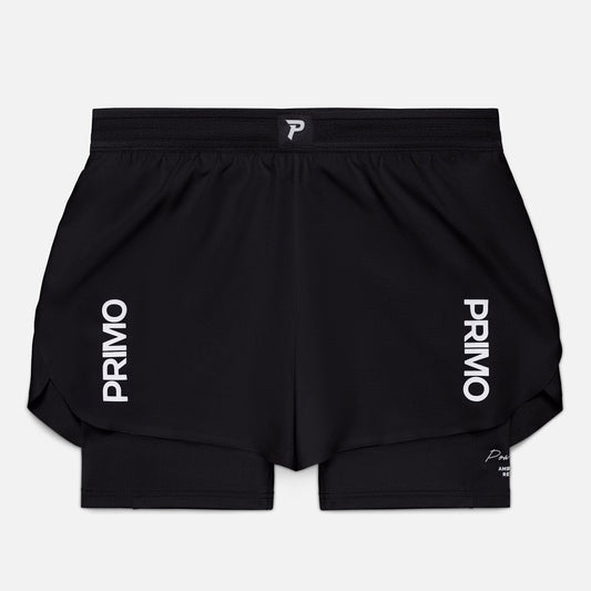 Primo Muay Thai E.S.C. (Elite Strikers Club) Compression Shorts - Onyx