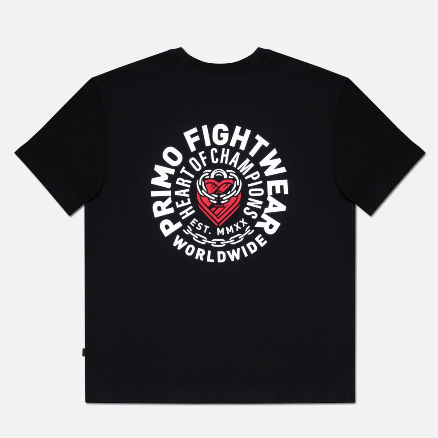 Primo Heart Of Champions Cotton Muay Thai T-Shirt - Black