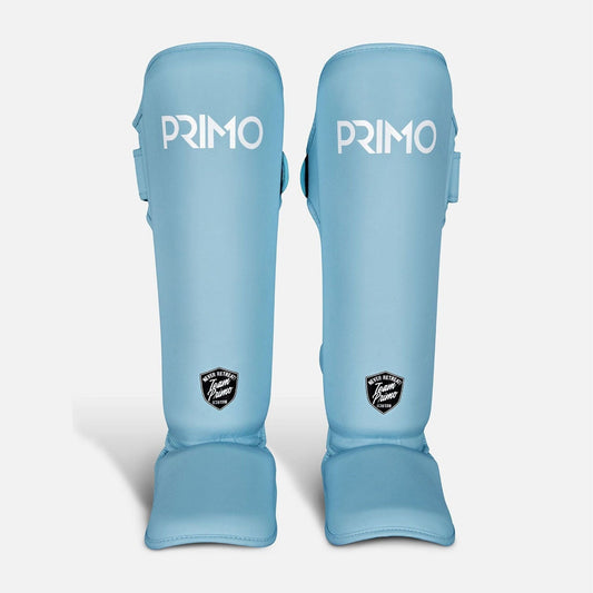 Primo Classic Muay Thai Boxing Shinguard - Arctic Blue