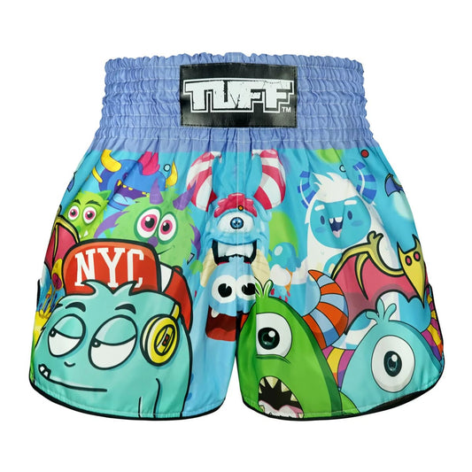 TUFF Kids Muay Thai Shorts Party Monster