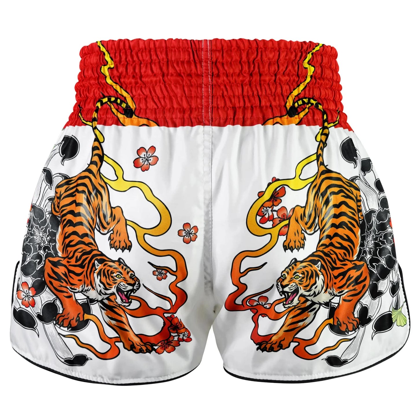 TUFF High-Cut Retro Muay Thai Boxing Shorts Tora Chikara Power of Tiger