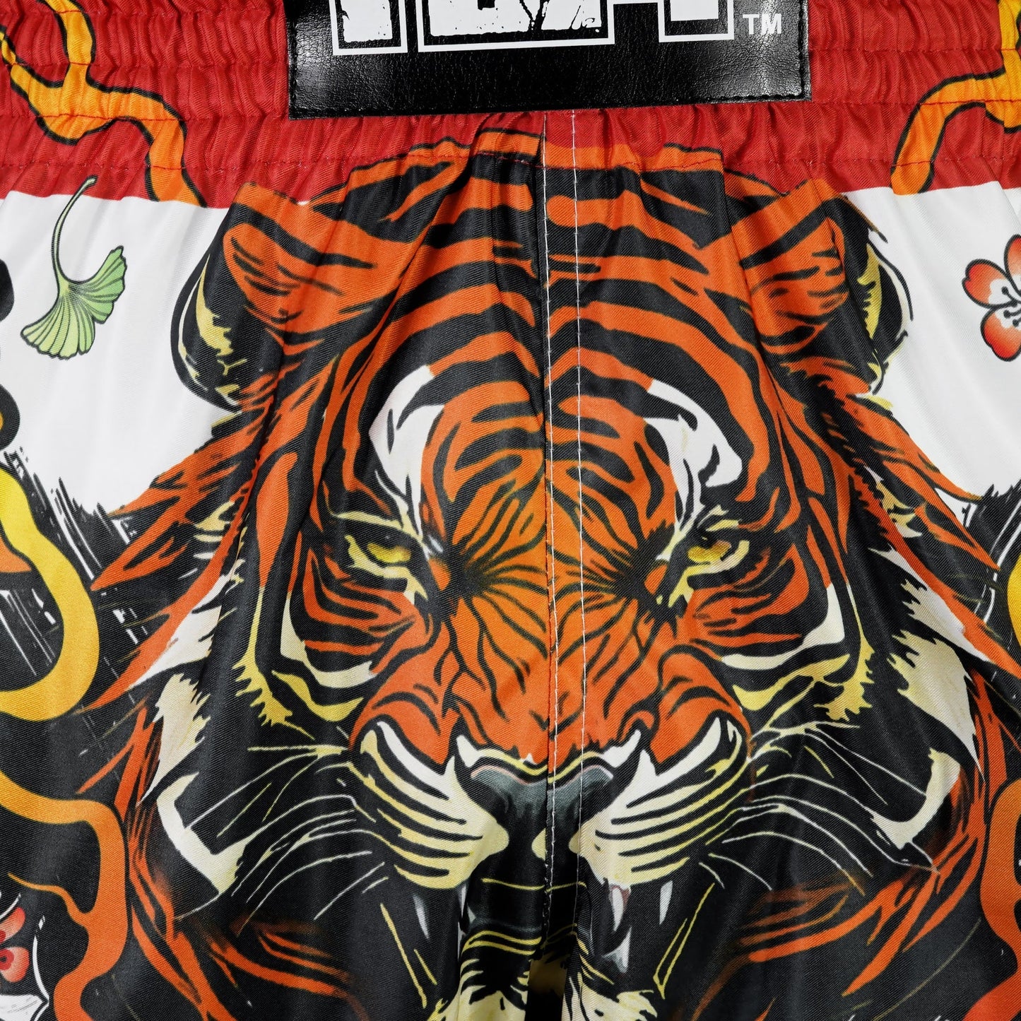 TUFF High-Cut Retro Muay Thai Boxing Shorts Tora Chikara Power of Tiger