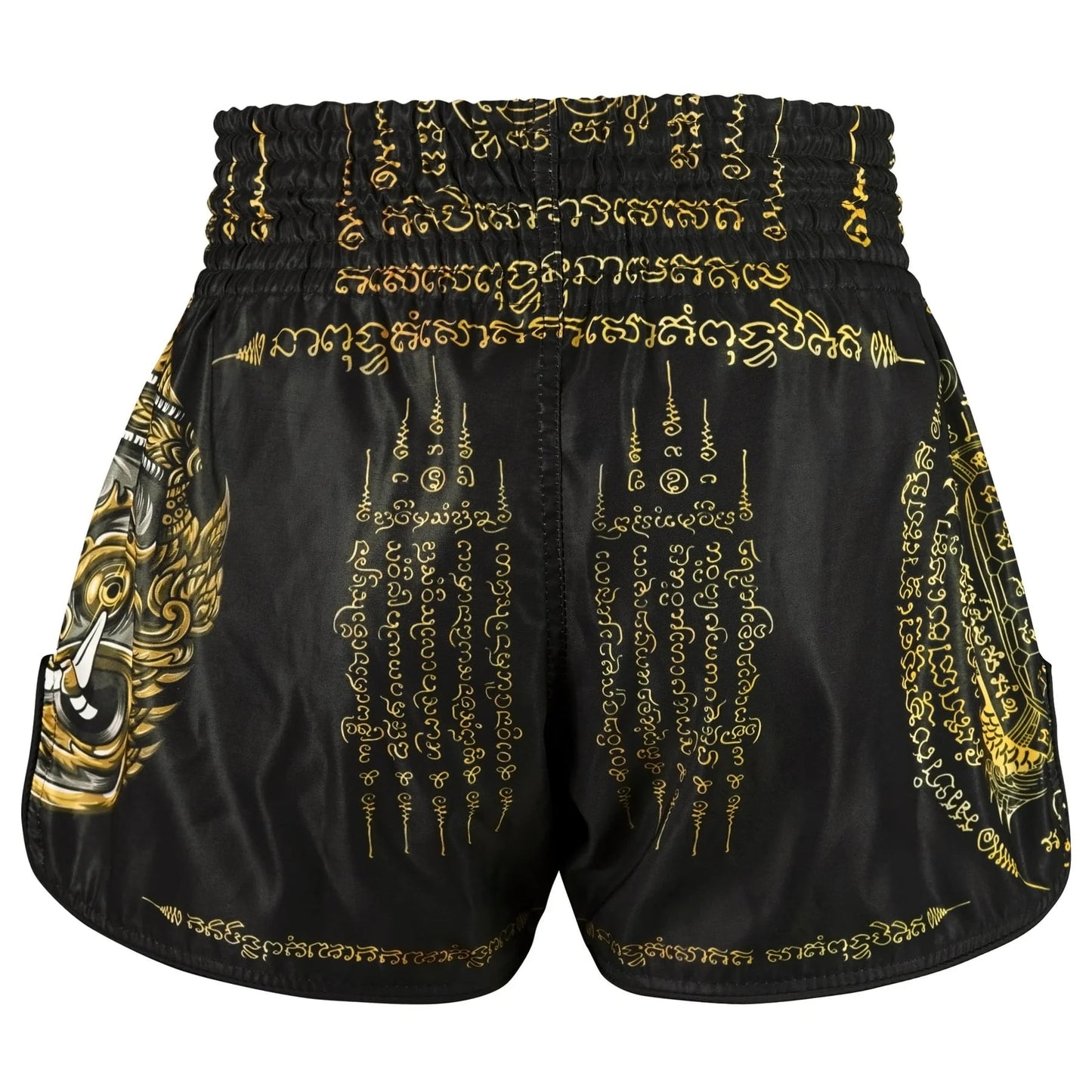 TUFF High-Cut Retro Muay Thai Boxing Shorts Yaksa Yantra