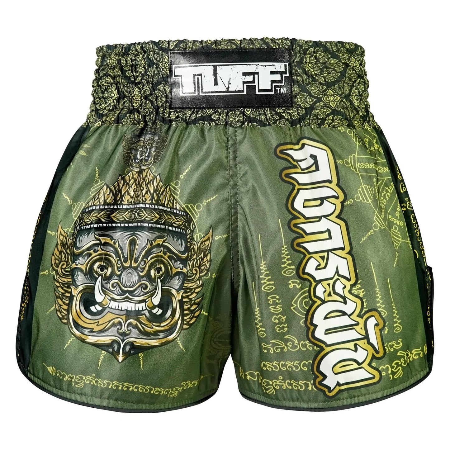 TUFF High-Cut Retro Muaythai Shorts The Immortal Yaksa