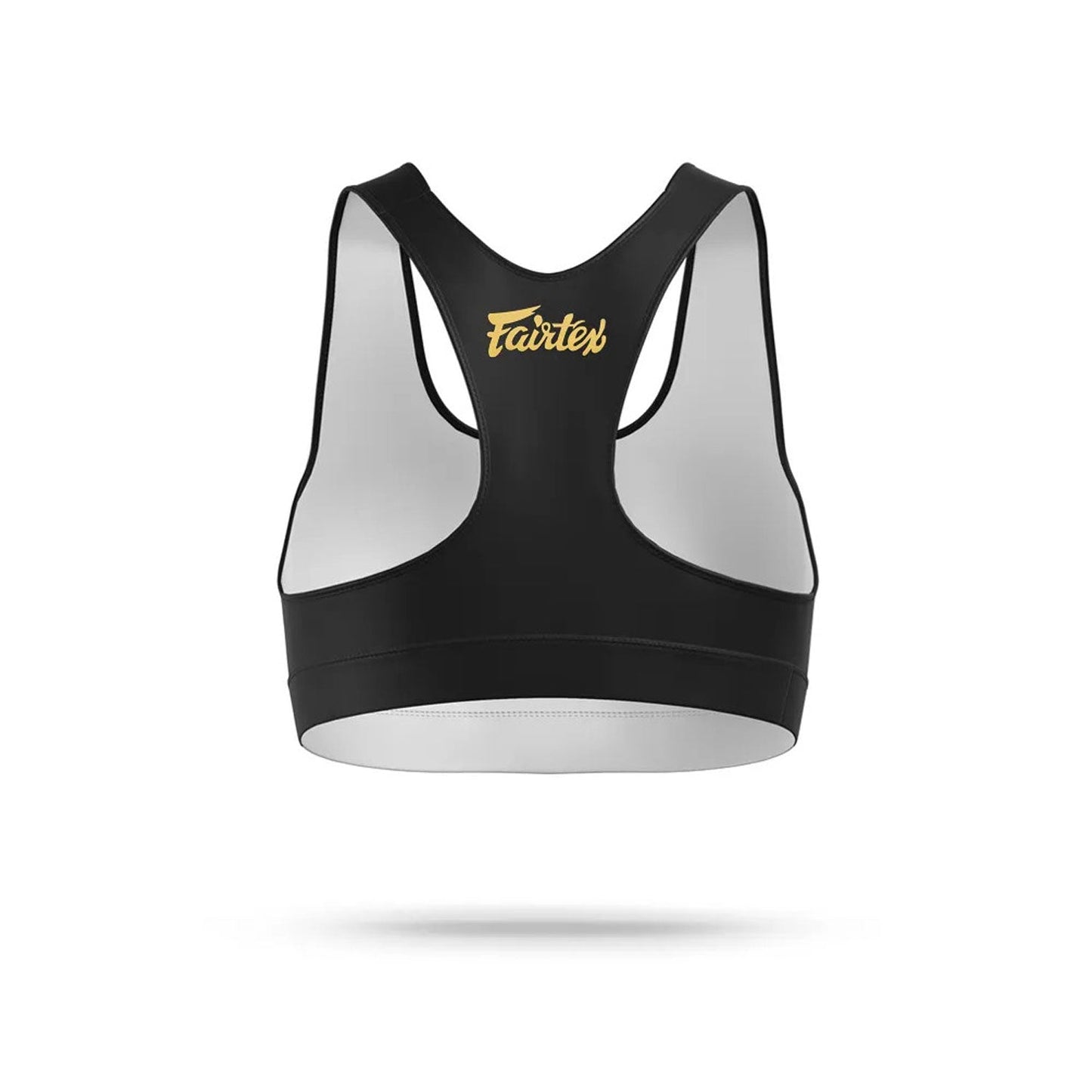 Fairtex Muay Thai Boxing Classic Sports Bra Black-Gold