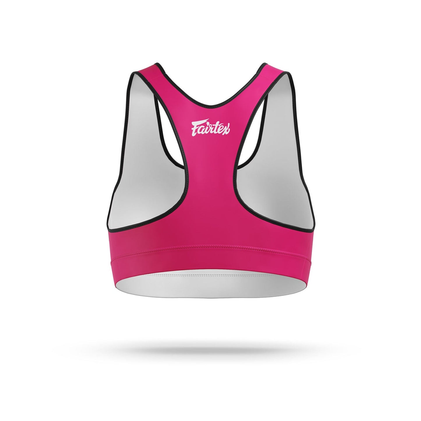 Fairtex Muay Thai Boxing Classic Sports Bra Pink-White