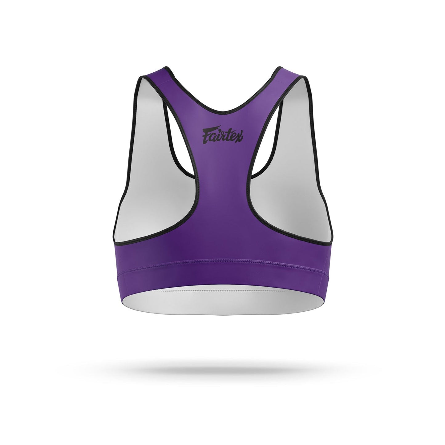 Fairtex Muay Thai Boxing Classic Sports Bra Purple-White