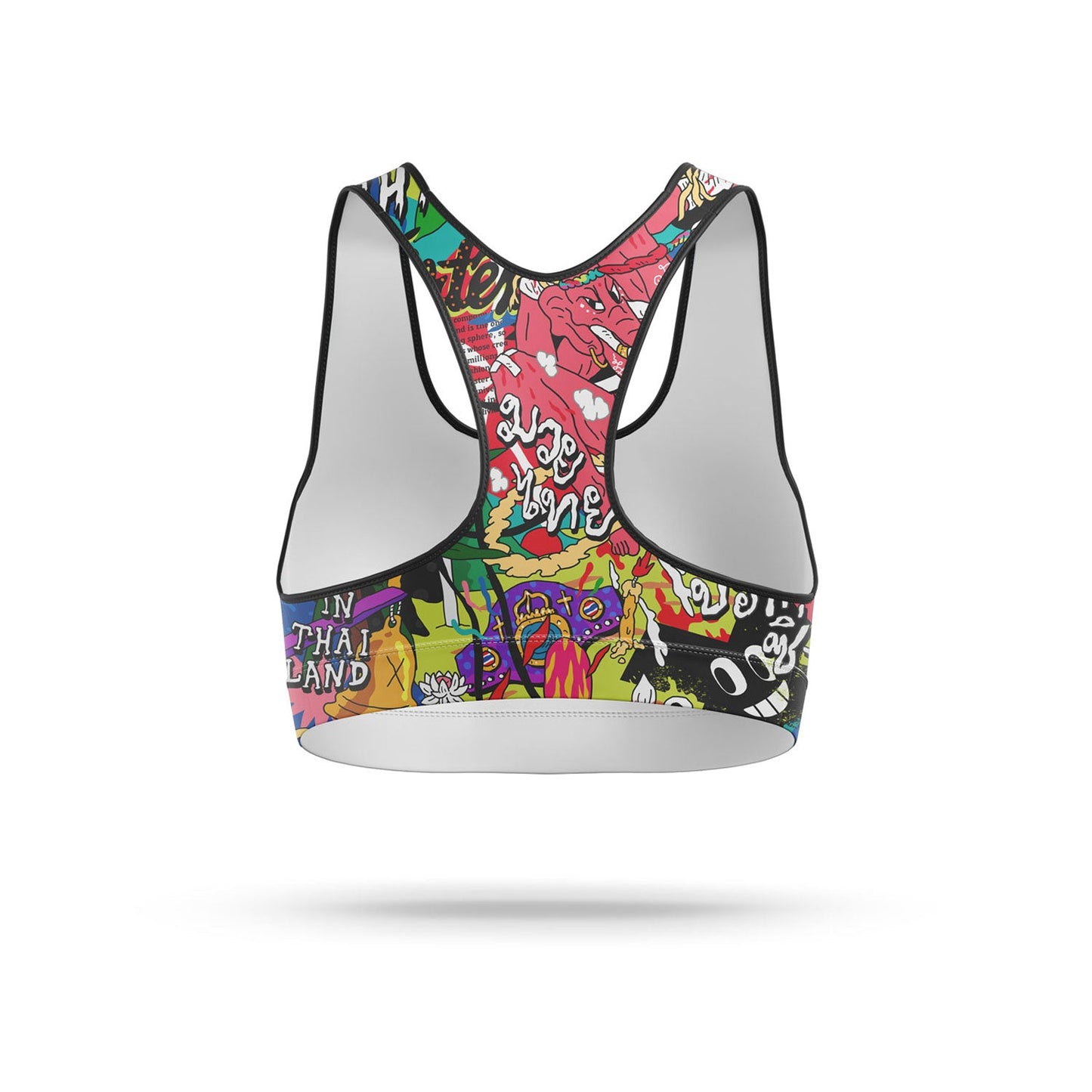 Fairtex Muay Thai Boxing URFACE Full Print Sports Bra