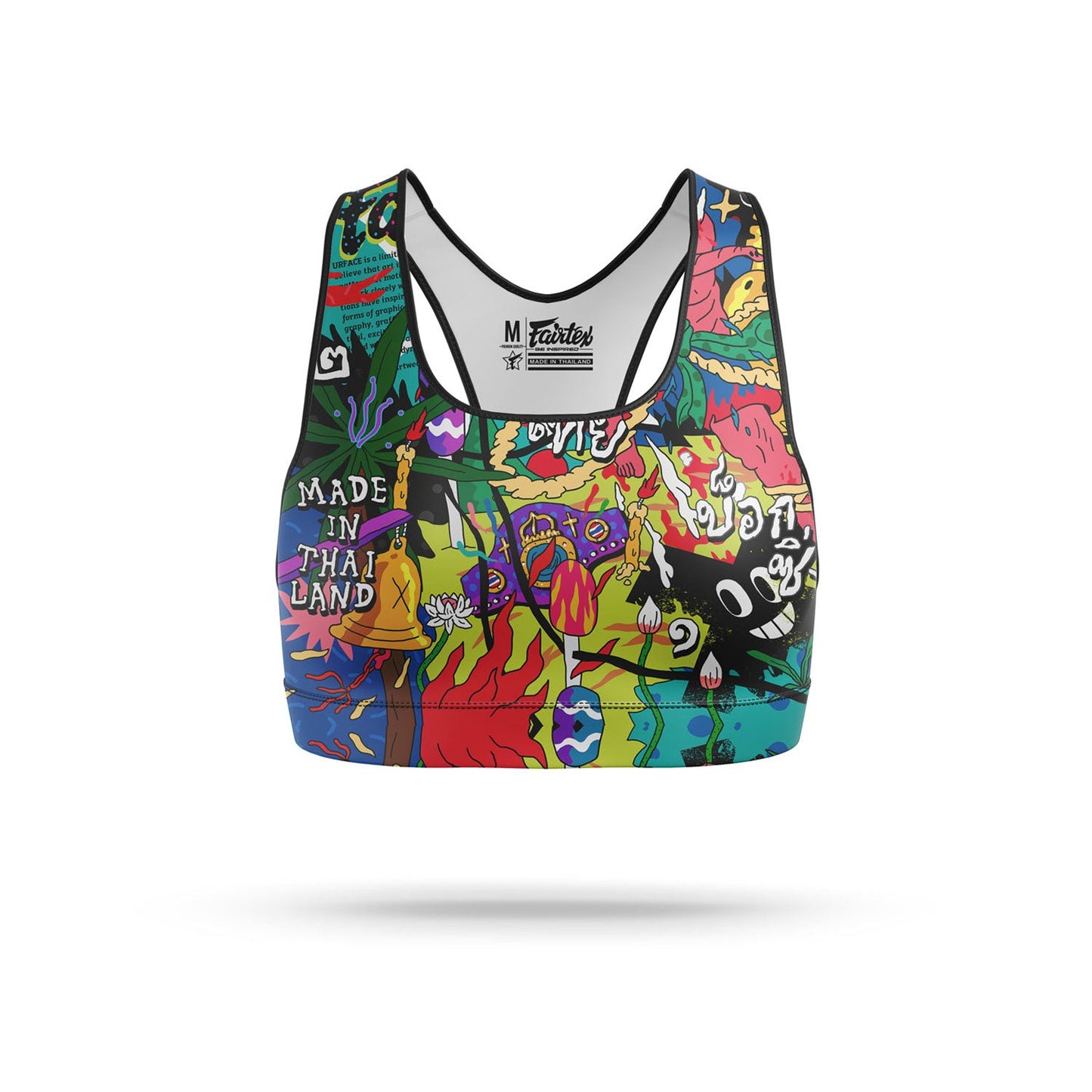 Fairtex Muay Thai Boxing URFACE Full Print Sports Bra