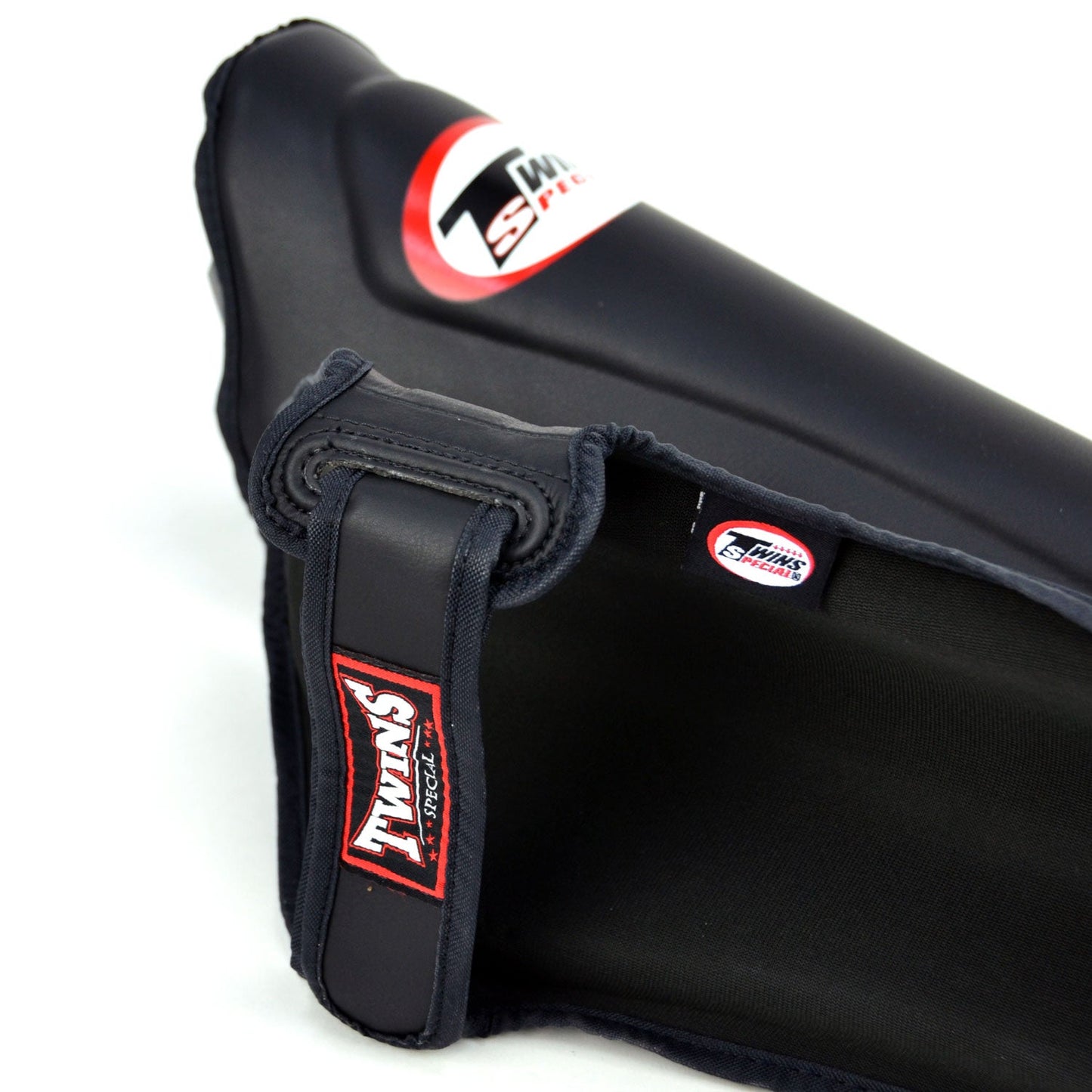 Twins Muay Thai Boxing Double Padded Shin Pads Black