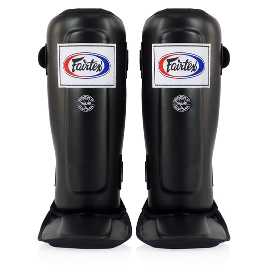 SP3 Fairtex Black Double Padded Shin Pads