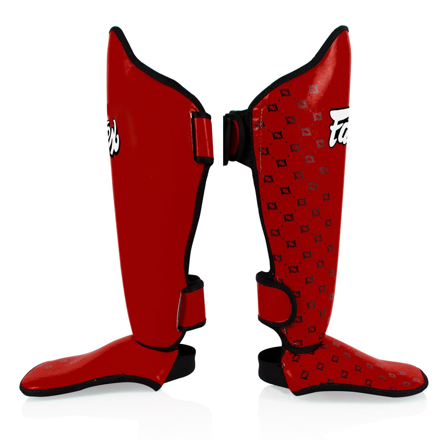 Fairtex Muay Thai Boxing Shin Pads Red