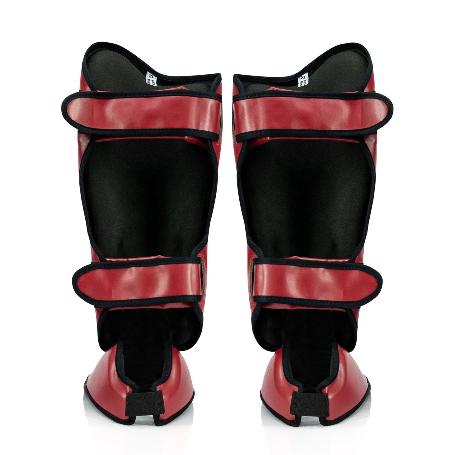 Fairtex Muay Thai Boxing Ultra Ergo Shin Pads Red