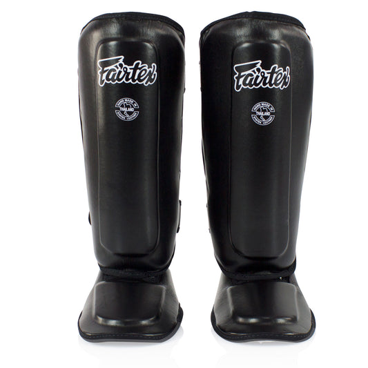 SPK9 Fairtex Kids Shin Pads Black