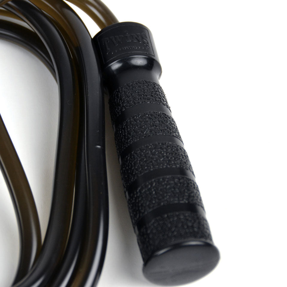 SR2 Twins Black Heavy Bearing Skipping Rope