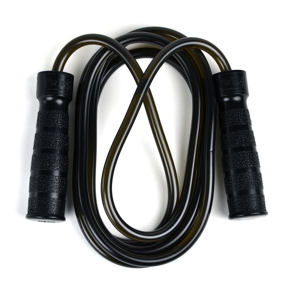 SR2 Twins Black Heavy Bearing Skipping Rope