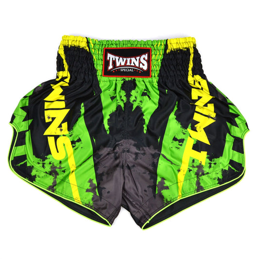 Twins Candy Muay Thai Boxing Shorts Black-Green