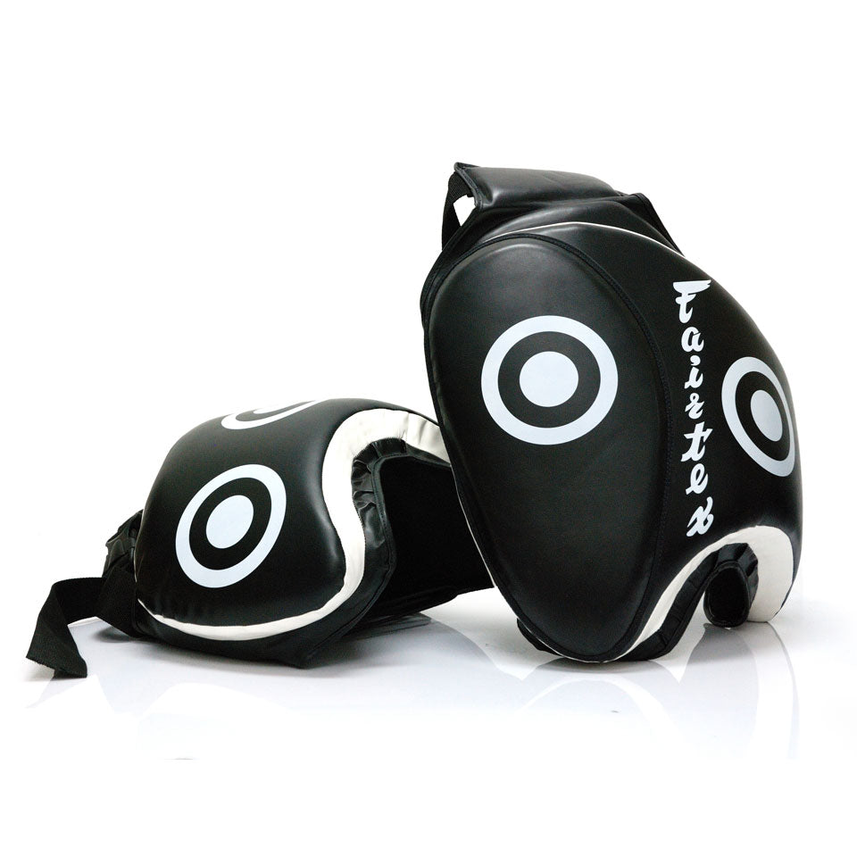 TP3 Fairtex Black Deluxe Thigh Pads