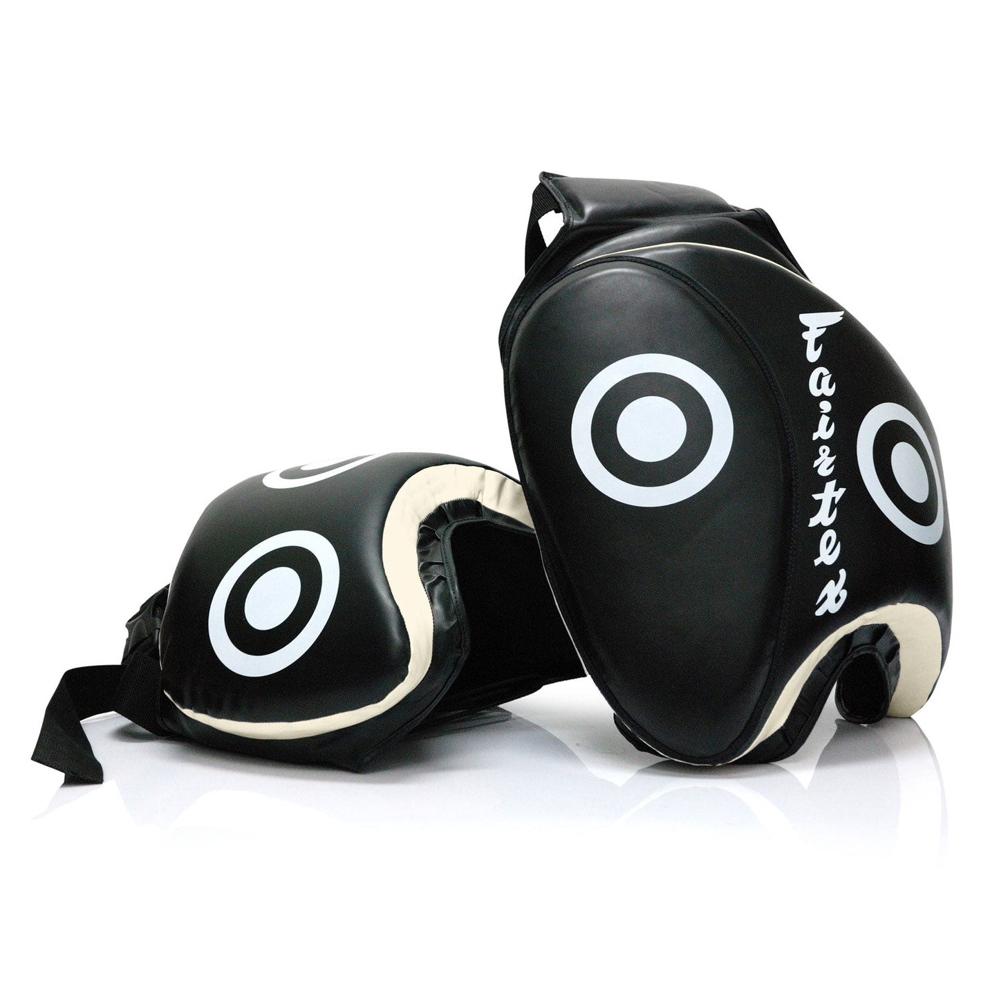 Fairtex Muay Thai Boxing Deluxe Thigh Pads Black