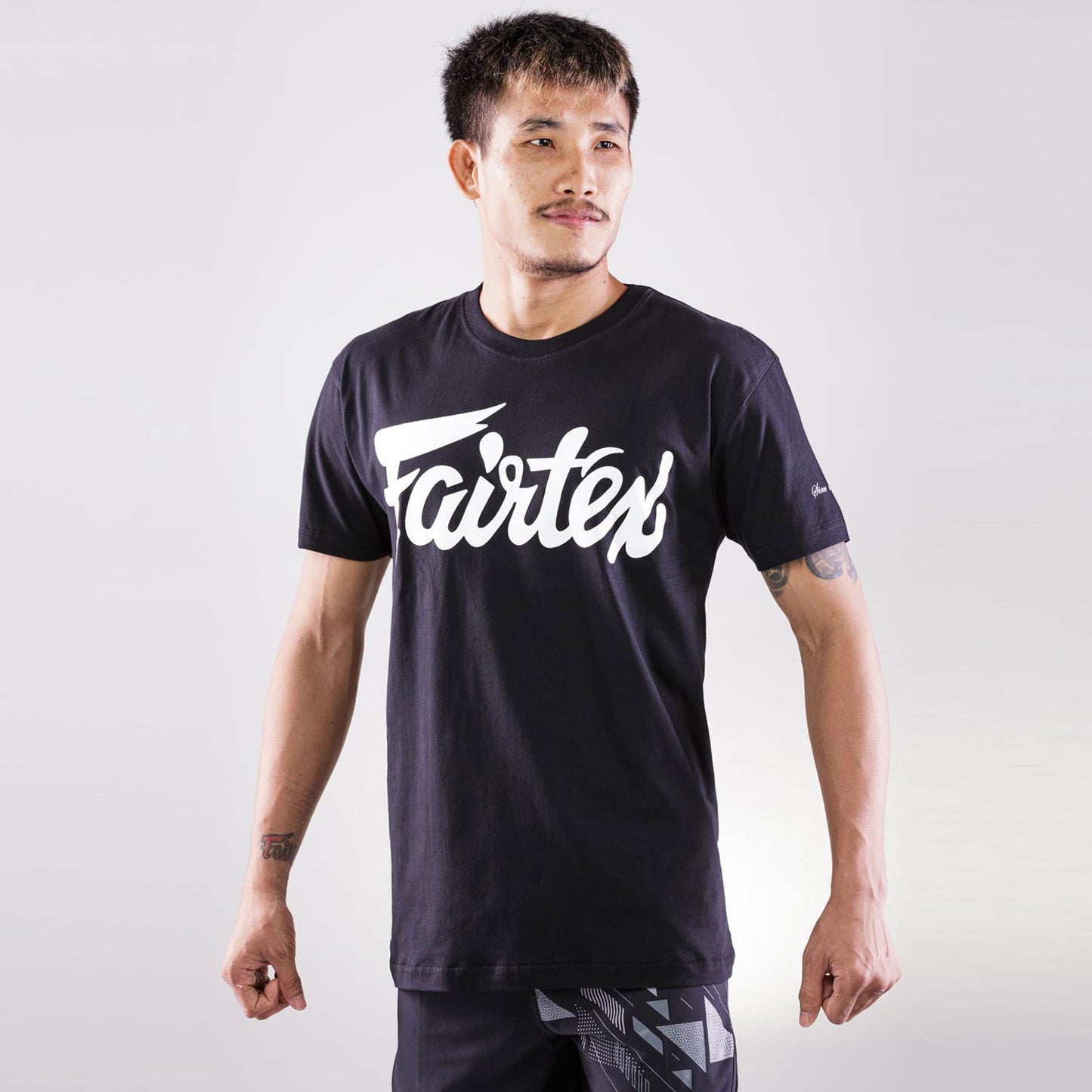 TS7 Fairtex Black Classic Logo T-Shirt