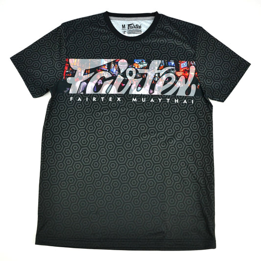 Fairtex Muay Thai Boxing Pattaya Nightlife T-Shirt Black