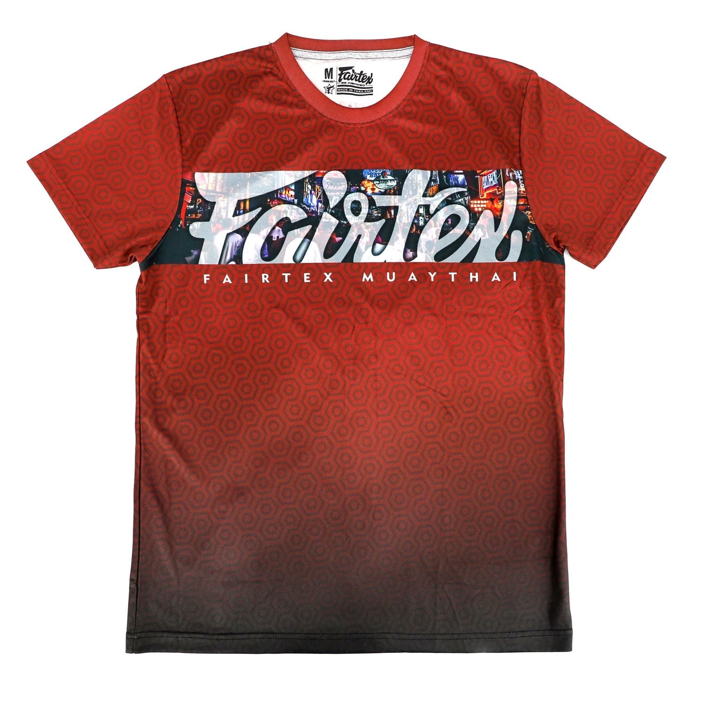 Fairtex Muay Thai Boxing Pattaya Nightlife T-Shirt Red