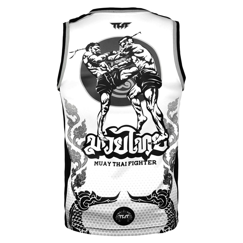 TUFF Muay Thai Tank Top The Great Hongsa White