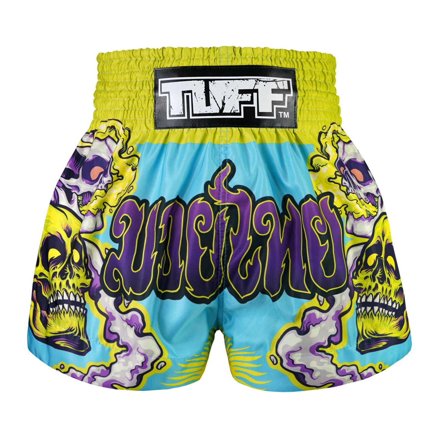 MS682 TUFF Muay Thai Shorts Trippy Skull